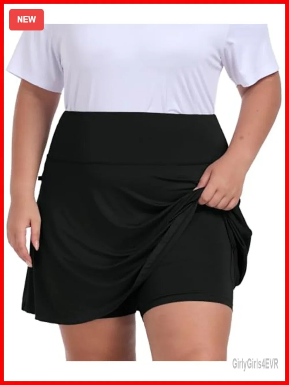 Plus Size Athletic Skort 20